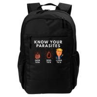 Know Your Parasites Deer Tick Dog Tick Luna Tick Anti Trump Daily Commute Backpack