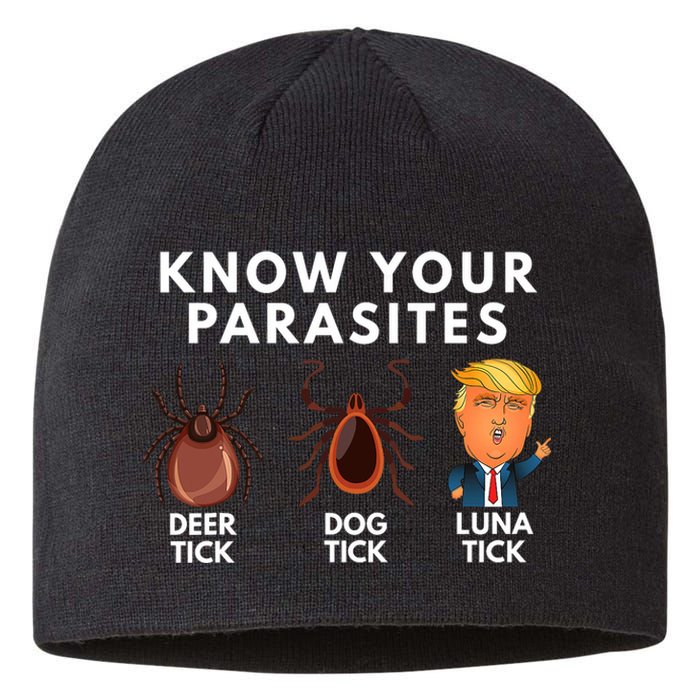 Know Your Parasites Deer Tick Dog Tick Luna Tick Anti Trump Sustainable Beanie