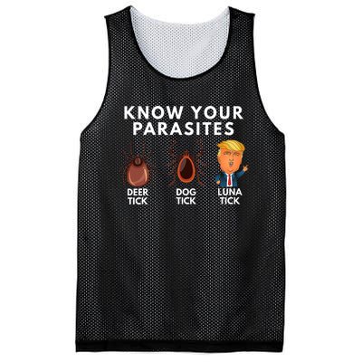 Know Your Parasites Deer Tick Dog Tick Luna Tick Anti Trump Mesh Reversible Basketball Jersey Tank