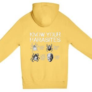 Know Your Parasites Tick Biden Premium Pullover Hoodie