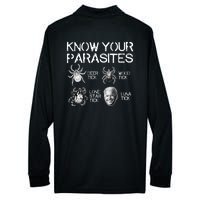 Know Your Parasites Tick Biden Performance Long Sleeve Polo