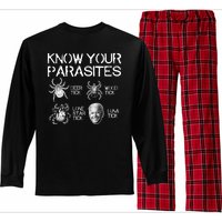 Know Your Parasites Tick Biden Long Sleeve Pajama Set