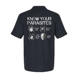 Know Your Parasites Tick Biden Softstyle Adult Sport Polo