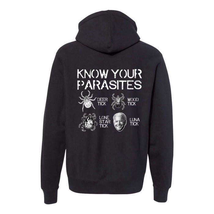 Know Your Parasites Tick Biden Premium Hoodie