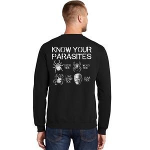 Know Your Parasites Tick Biden Tall Sweatshirt