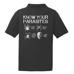 Know Your Parasites Tick Biden PosiCharge RacerMesh Polo