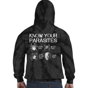 Know Your Parasites Tick Biden Tie Dye Hoodie