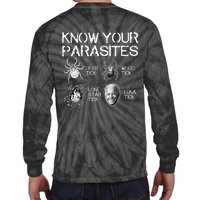 Know Your Parasites Tick Biden Tie-Dye Long Sleeve Shirt