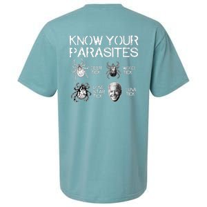 Know Your Parasites Tick Biden Sueded Cloud Jersey T-Shirt