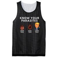 Know Your Parasites Deer Tick Dog Tick Luna Tick Anti Trump Mesh Reversible Basketball Jersey Tank