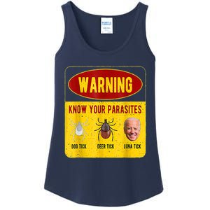 Know Your Parasites Joe Biden Ladies Essential Tank