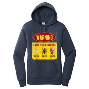 Know Your Parasites Joe Biden Women's Pullover Hoodie