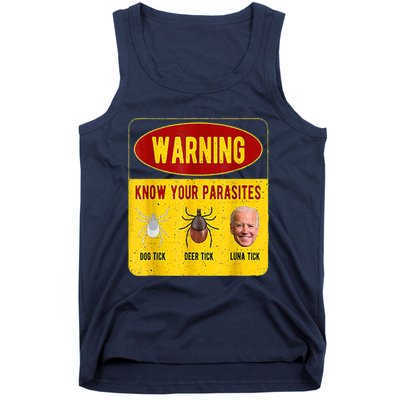 Know Your Parasites Joe Biden Tank Top