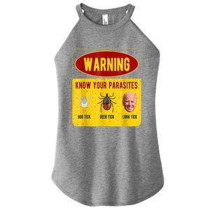 Know Your Parasites Joe Biden Women's Perfect Tri Rocker Tank