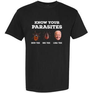 Know Your Parasites Joe Biden Garment-Dyed Heavyweight T-Shirt