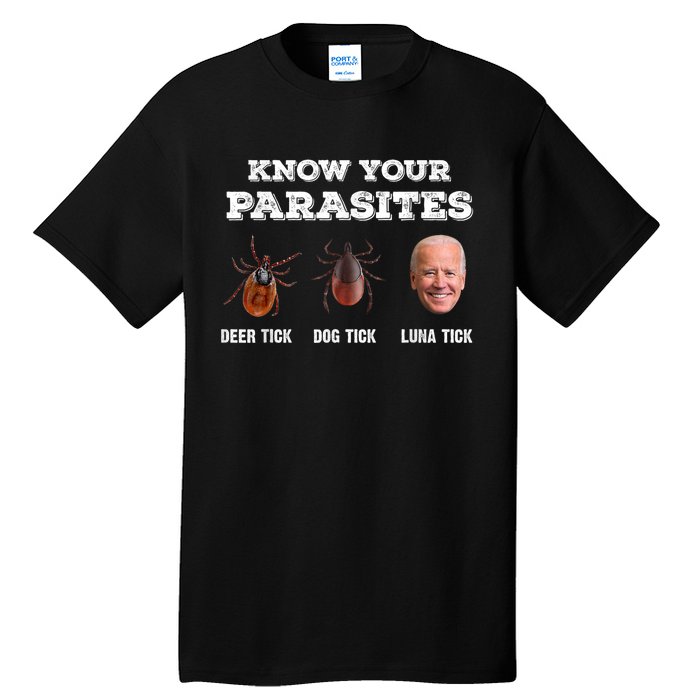 Know Your Parasites Joe Biden Tall T-Shirt