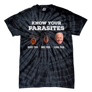 Know Your Parasites Joe Biden Tie-Dye T-Shirt