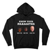 Know Your Parasites Joe Biden Tall Hoodie