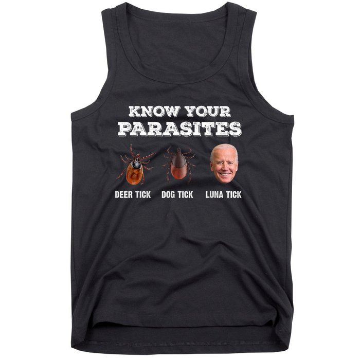 Know Your Parasites Joe Biden Tank Top