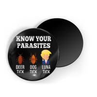 Know Your Parasites Antitrump Funny Luna Tick Resist Magnet