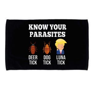 Know Your Parasites Antitrump Funny Luna Tick Resist Microfiber Hand Towel