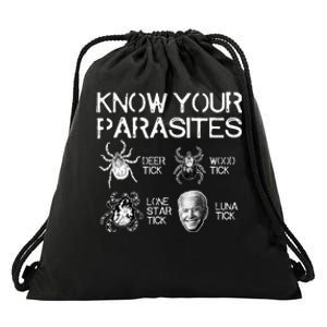 Know Your Parasites Tick Biden Classic Drawstring Bag