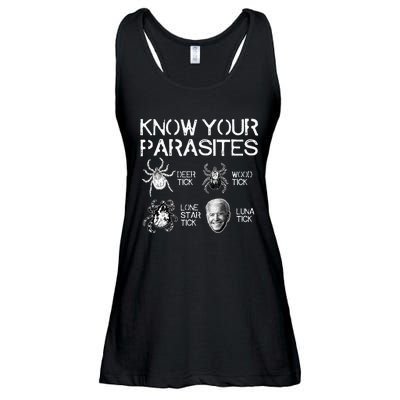 Know Your Parasites Tick Biden Classic Ladies Essential Flowy Tank