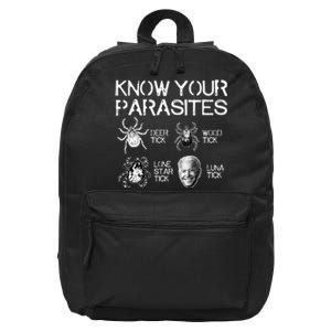 Know Your Parasites Tick Biden Classic 16 in Basic Backpack