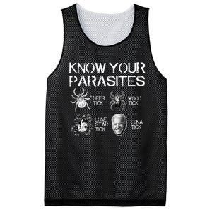 Know Your Parasites Tick Biden Classic Mesh Reversible Basketball Jersey Tank