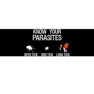 Know Your Parasites Deer Tick Dog Tick Luna Tick Bumper Sticker