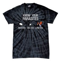 Know Your Parasites Deer Tick Dog Tick Luna Tick Tie-Dye T-Shirt