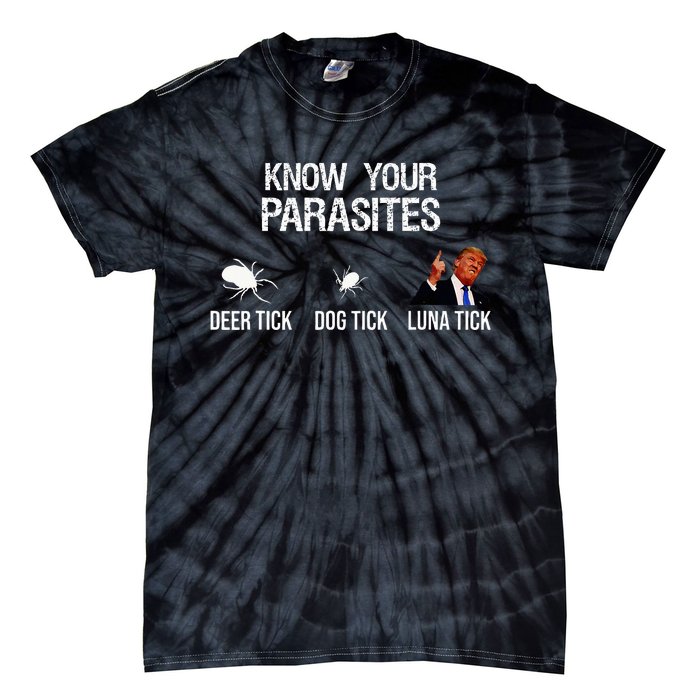 Know Your Parasites Deer Tick Dog Tick Luna Tick Tie-Dye T-Shirt