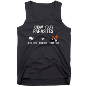 Know Your Parasites Deer Tick Dog Tick Luna Tick Tank Top