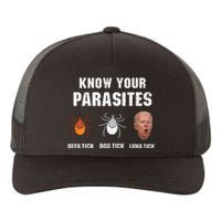 Know Your Parasites Anti Joe Biden Yupoong Adult 5-Panel Trucker Hat