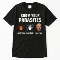 Know Your Parasites Anti Joe Biden Tall T-Shirt