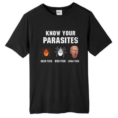 Know Your Parasites Anti Joe Biden Tall Fusion ChromaSoft Performance T-Shirt