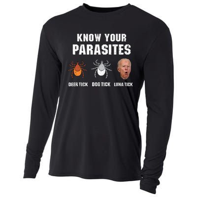 Know Your Parasites Anti Joe Biden Cooling Performance Long Sleeve Crew