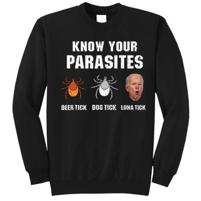 Know Your Parasites Anti Joe Biden Tall Sweatshirt