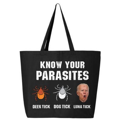 Know Your Parasites Anti Joe Biden 25L Jumbo Tote