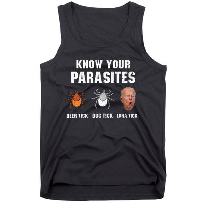 Know Your Parasites Anti Joe Biden Tank Top