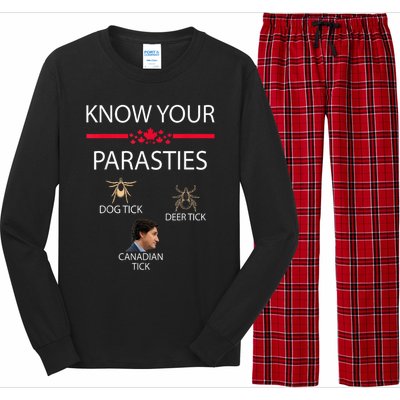 Know Your Parasites Dog Tick Deer Tick Canadian Tick Long Sleeve Pajama Set