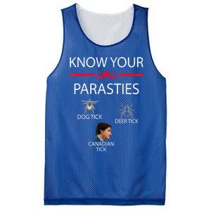 Know Your Parasites Dog Tick Deer Tick Canadian Tick Mesh Reversible Basketball Jersey Tank