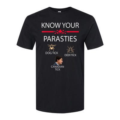 Know Your Parasites Dog Tick Deer Tick Canadian Tick Softstyle CVC T-Shirt