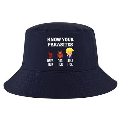 Know Your Parasites Antitrump Funny Luna Tick Resist Cool Comfort Performance Bucket Hat