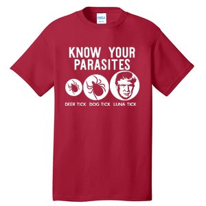 Know Your Parasites Antitrump Resist Funny Gift Tall T-Shirt