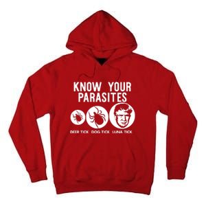 Know Your Parasites Antitrump Resist Funny Gift Tall Hoodie