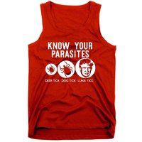 Know Your Parasites Antitrump Resist Funny Gift Tank Top