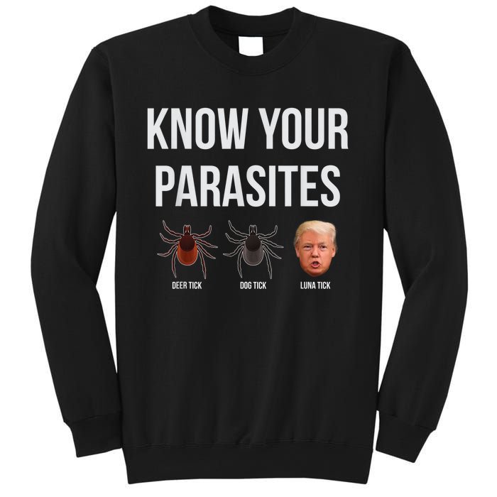 Know Your Parasites Dump President Trump Parasite Lunatic Sweatshirt