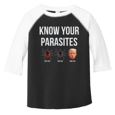 Know Your Parasites Dump President Trump Parasite Lunatic Toddler Fine Jersey T-Shirt