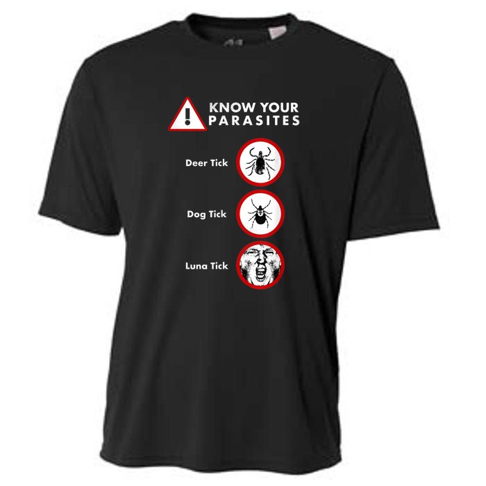 Know Your Parasites Funny Anti Trump And Ticks Cooling Performance Crew T-Shirt